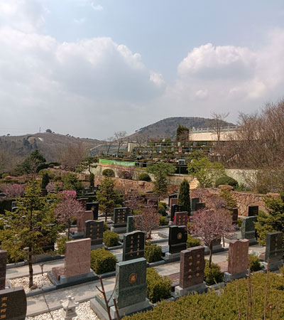 观陵山墓园墓型